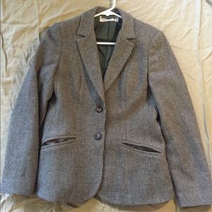 Women’s Houndstooth Blazer - M